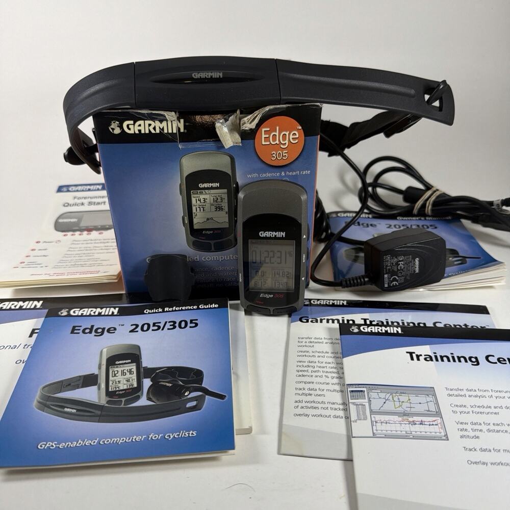 Garmin Edge 305 GPS Cycling Computer w/ Heart Rate Monitor